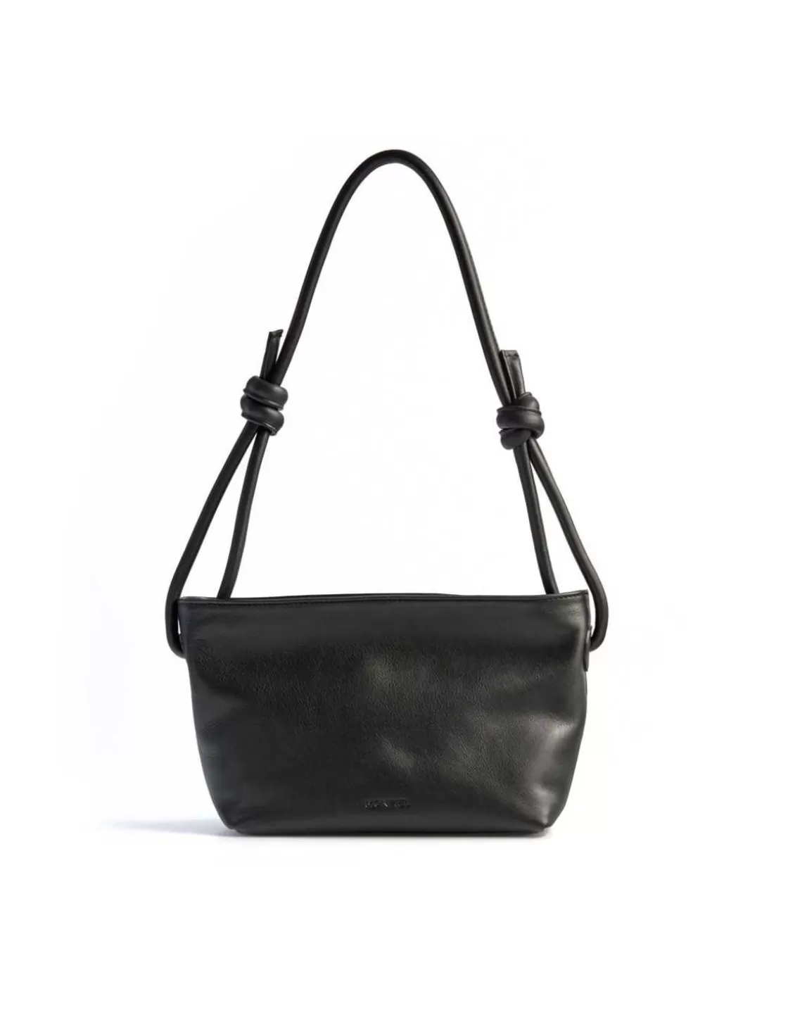 MONPIEL Women'S Leather Bag^Small Knots Bag Black